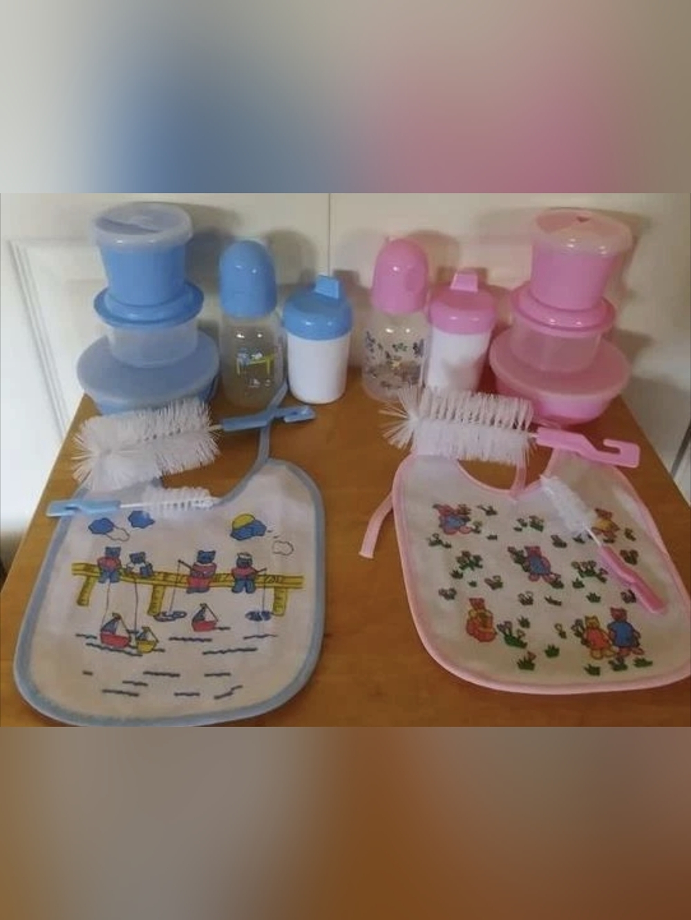 New Wholesale, Baby King 8Pc Feeding Set, Bear Theme, Baby Shower